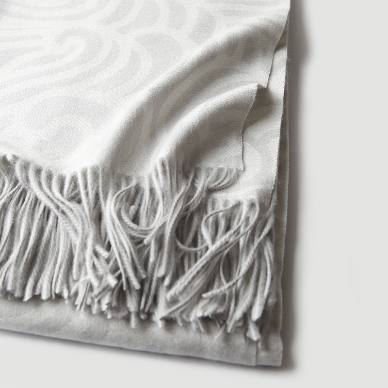 Cloud Pattern Double-Sided Jac - Cashmere Throw Blanket reseña y precio