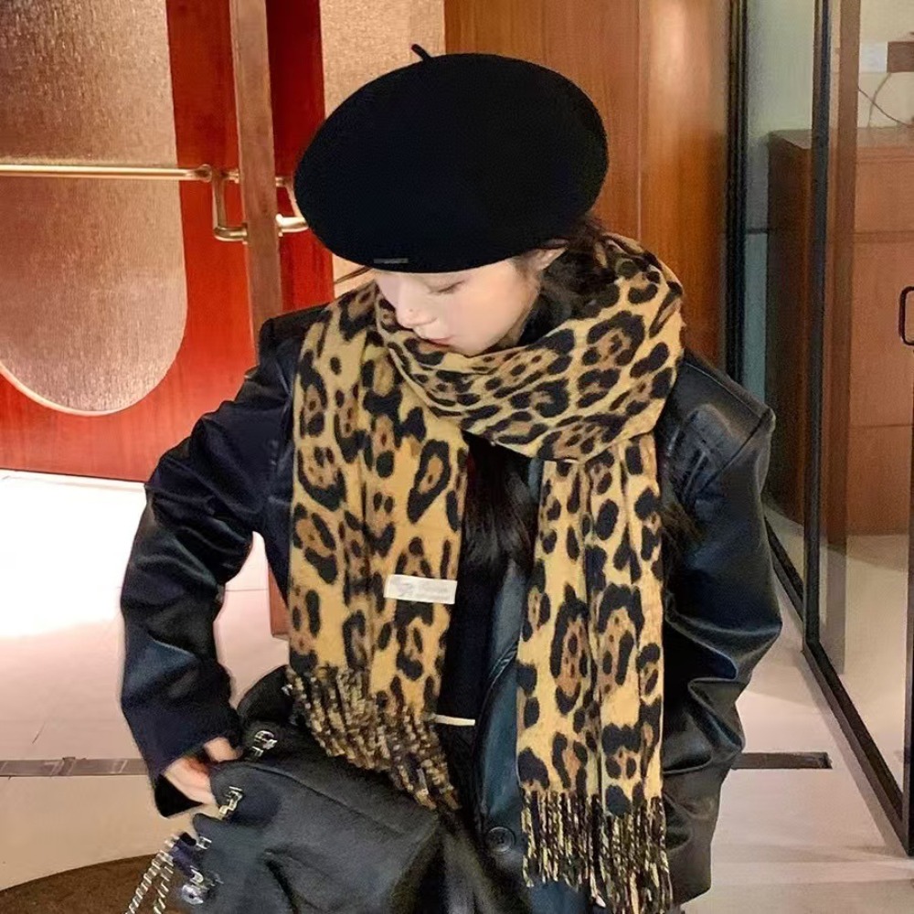 190*70CM Design Leopard Scarf  - Cashmere Throw Blanket reseña y precio