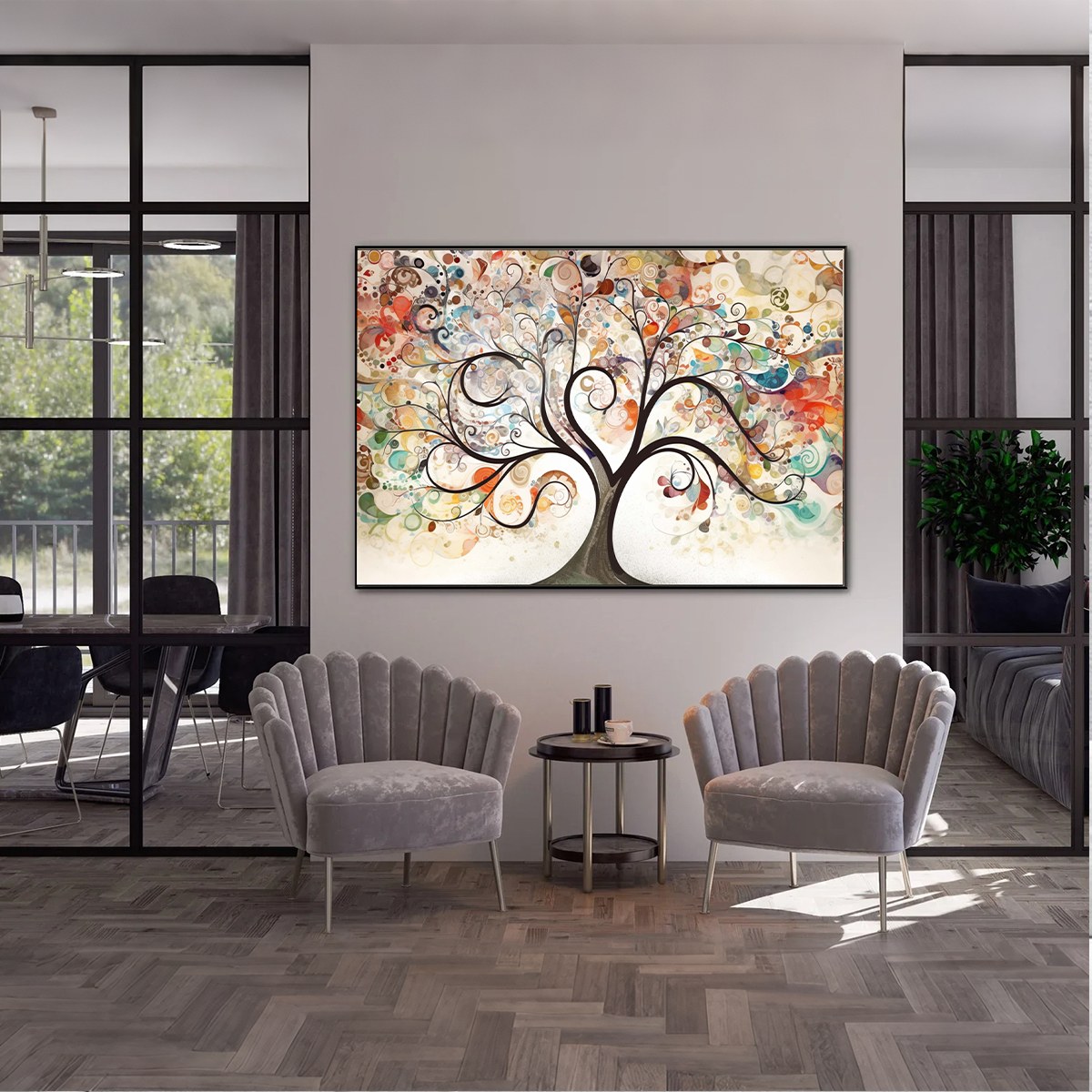 Klimt Style Tree of Life Artwo - Luxury Lifestyle Background reseña y precio
