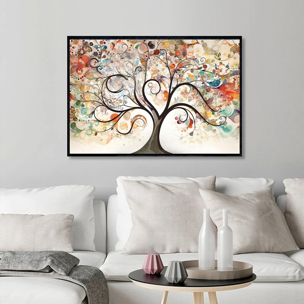 Klimt Style Tree of Life Artwo - Luxury Lifestyle Background reseña y precio