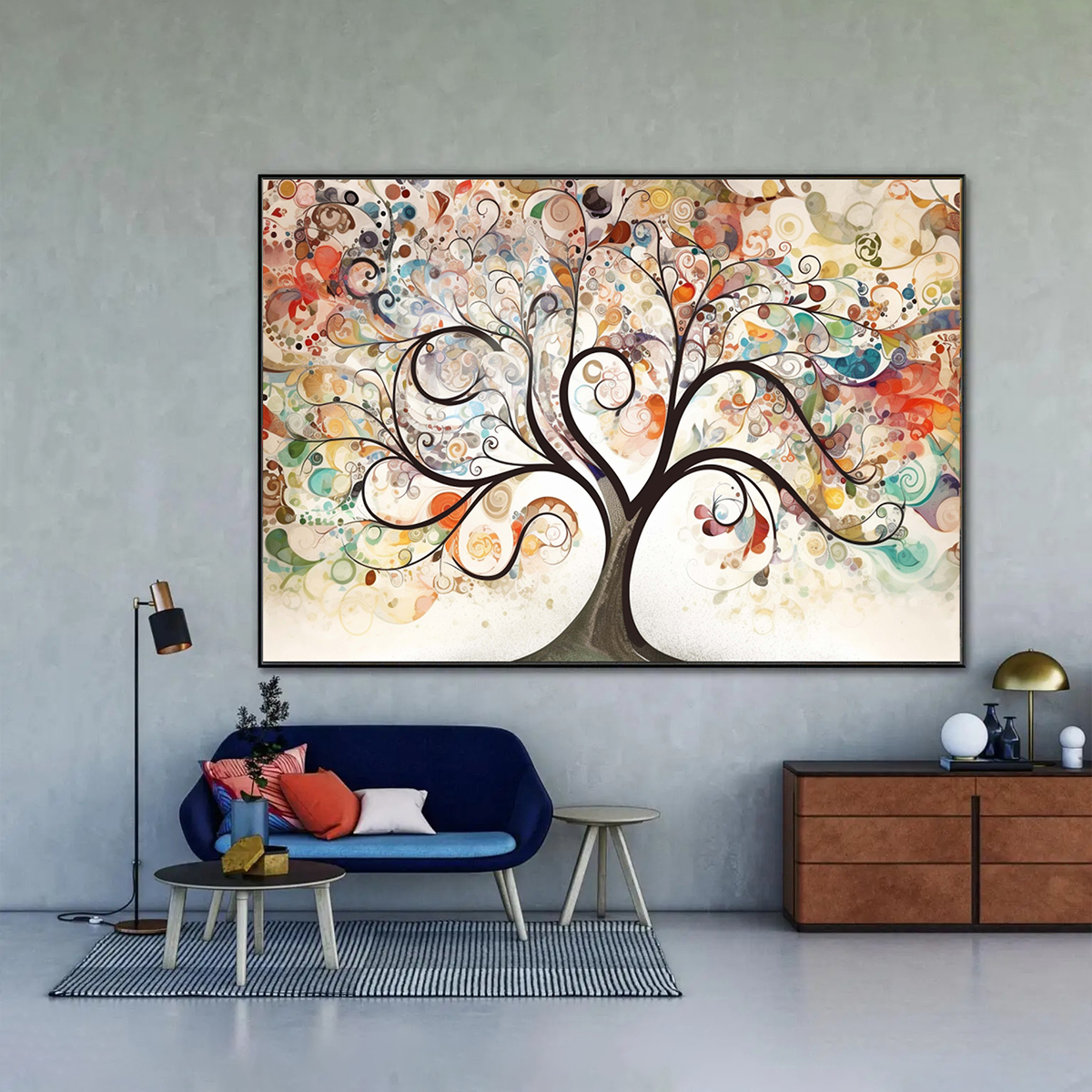 Klimt Style Tree of Life Artwo - Luxury Lifestyle Background reseña y precio