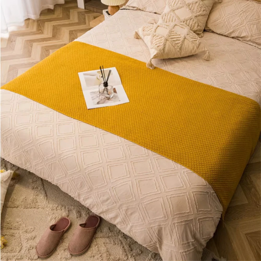 Nap Blanket Warm Knitted Blank - Cashmere Throw Blanket reseña y precio