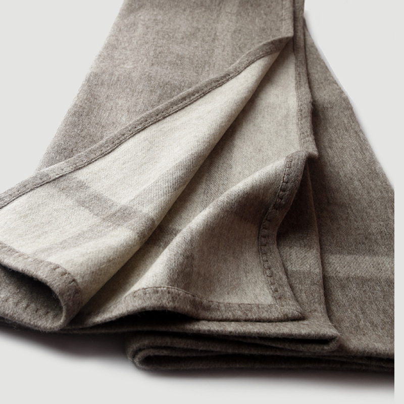 Cross Striped Double sided Jac - Cashmere Throw Blanket reseña y precio