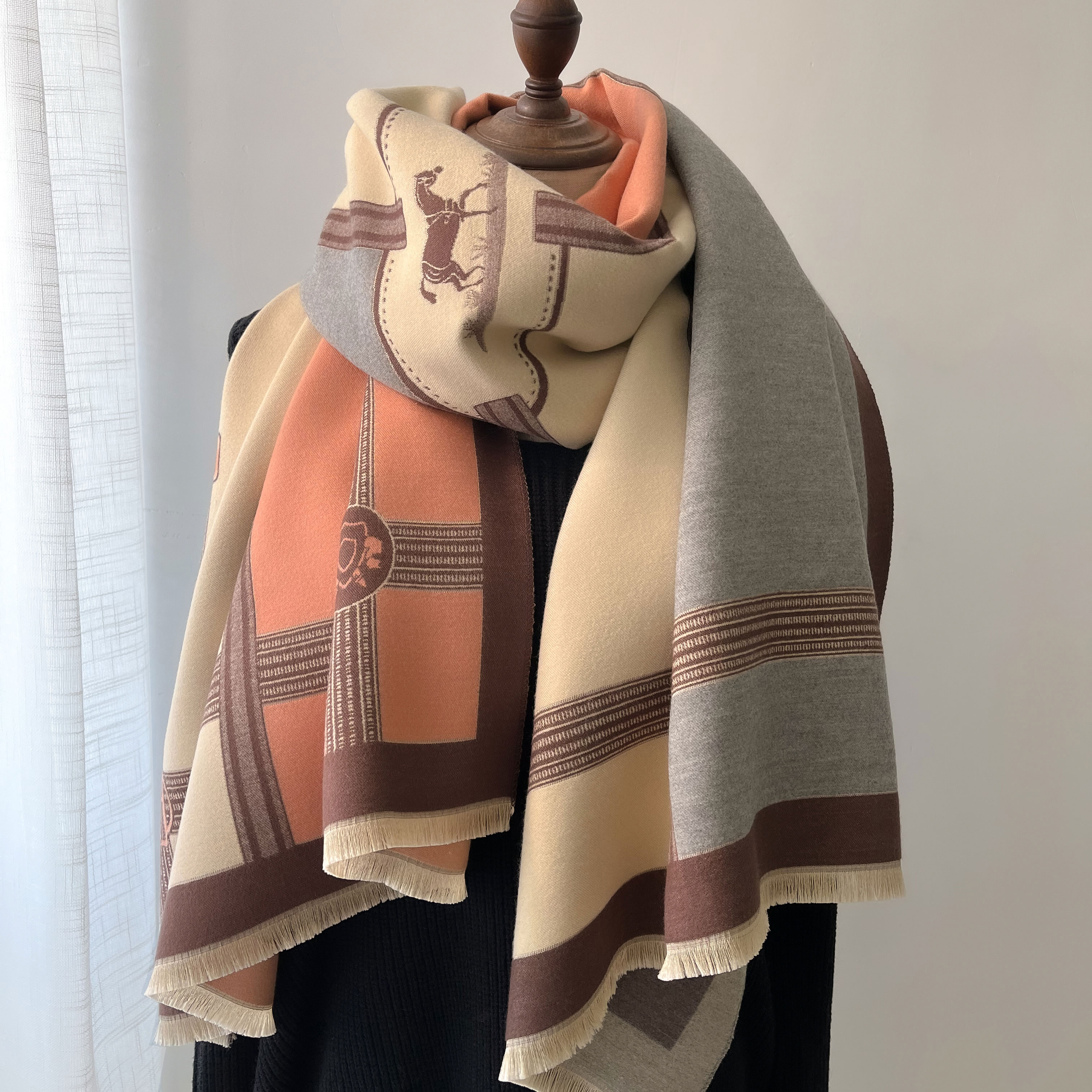 Winter Cashmere Scarf Women Lu - Cashmere Throw Blanket reseña y precio