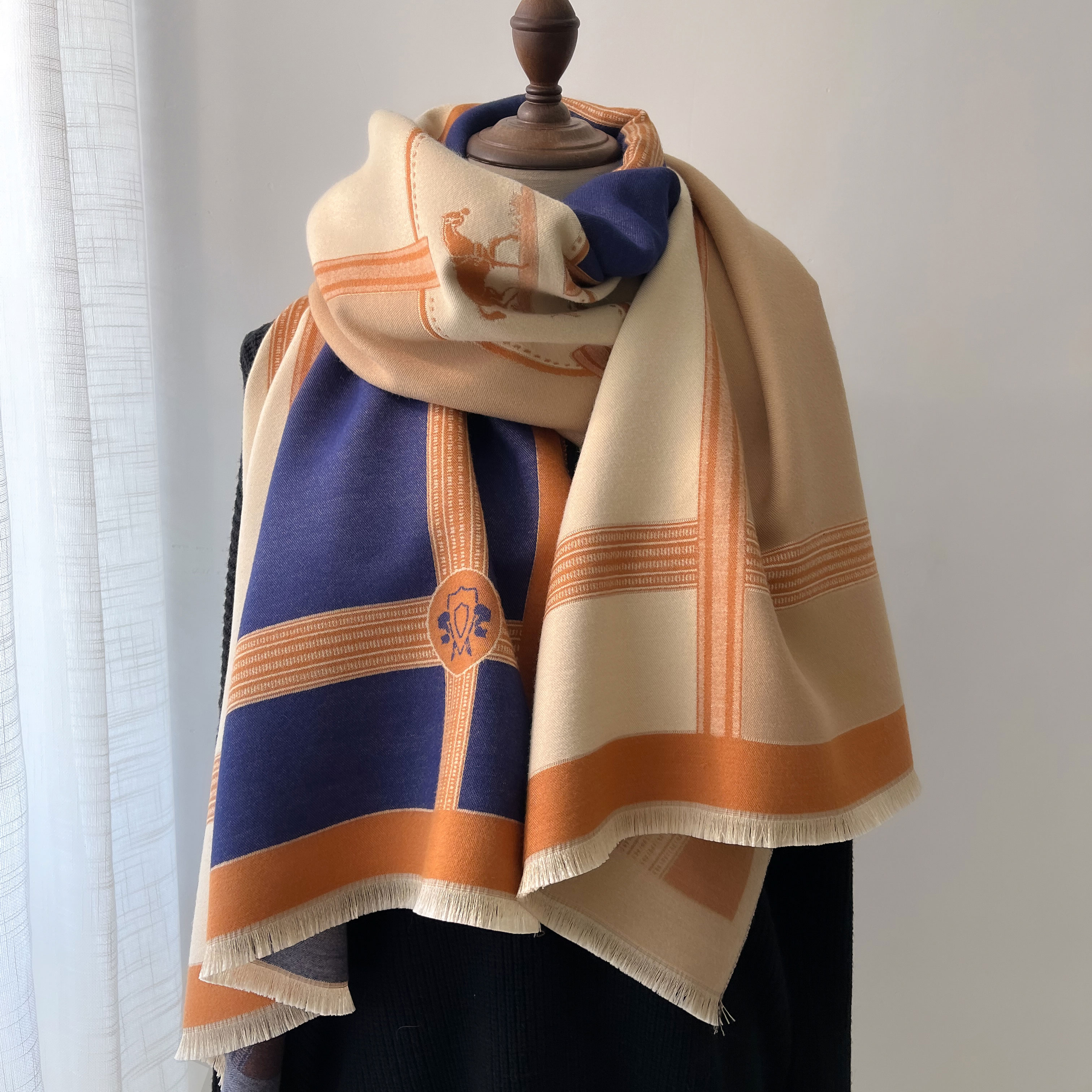Winter Cashmere Scarf Women Lu - Cashmere Throw Blanket reseña y precio