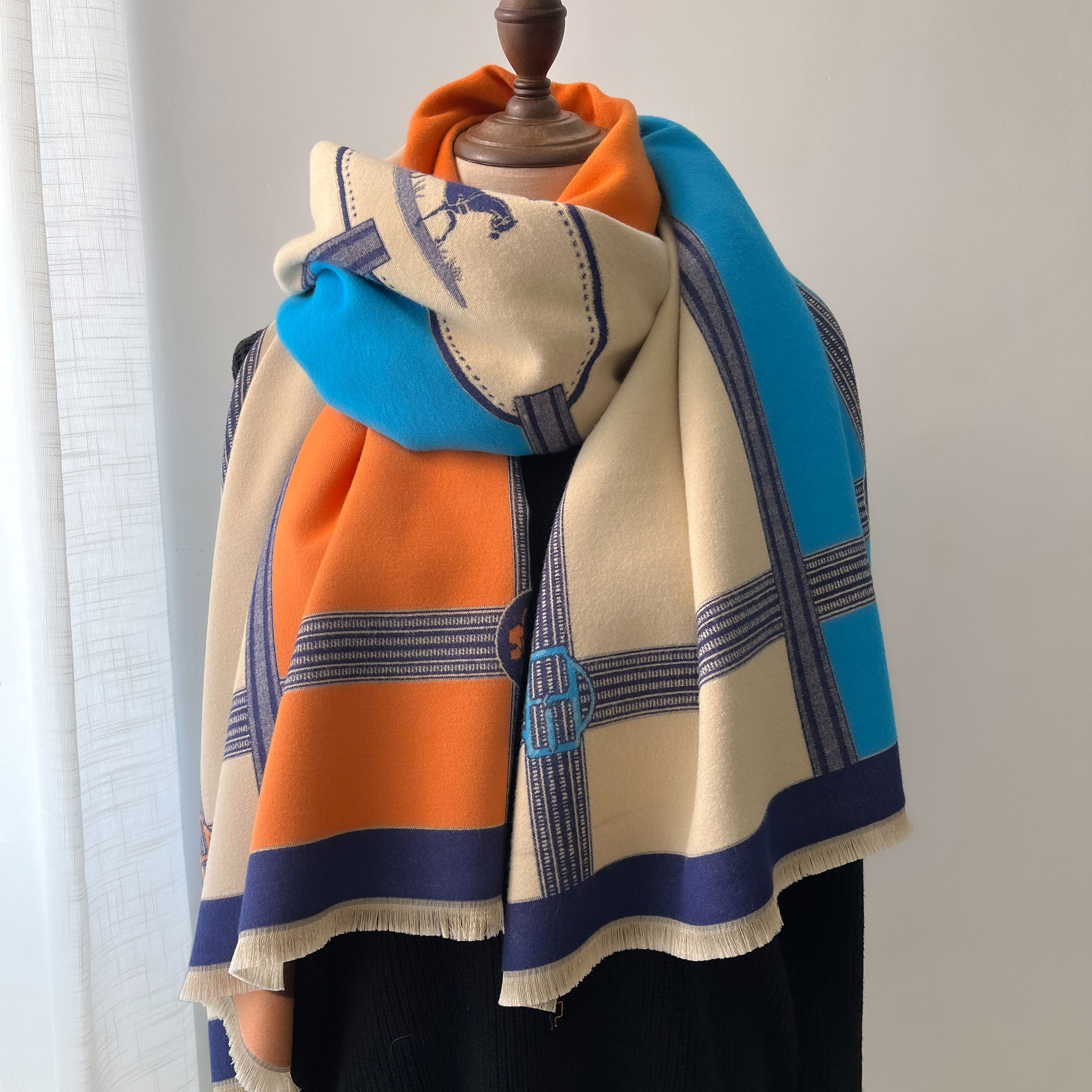 Winter Cashmere Scarf Women Lu - Cashmere Throw Blanket reseña y precio