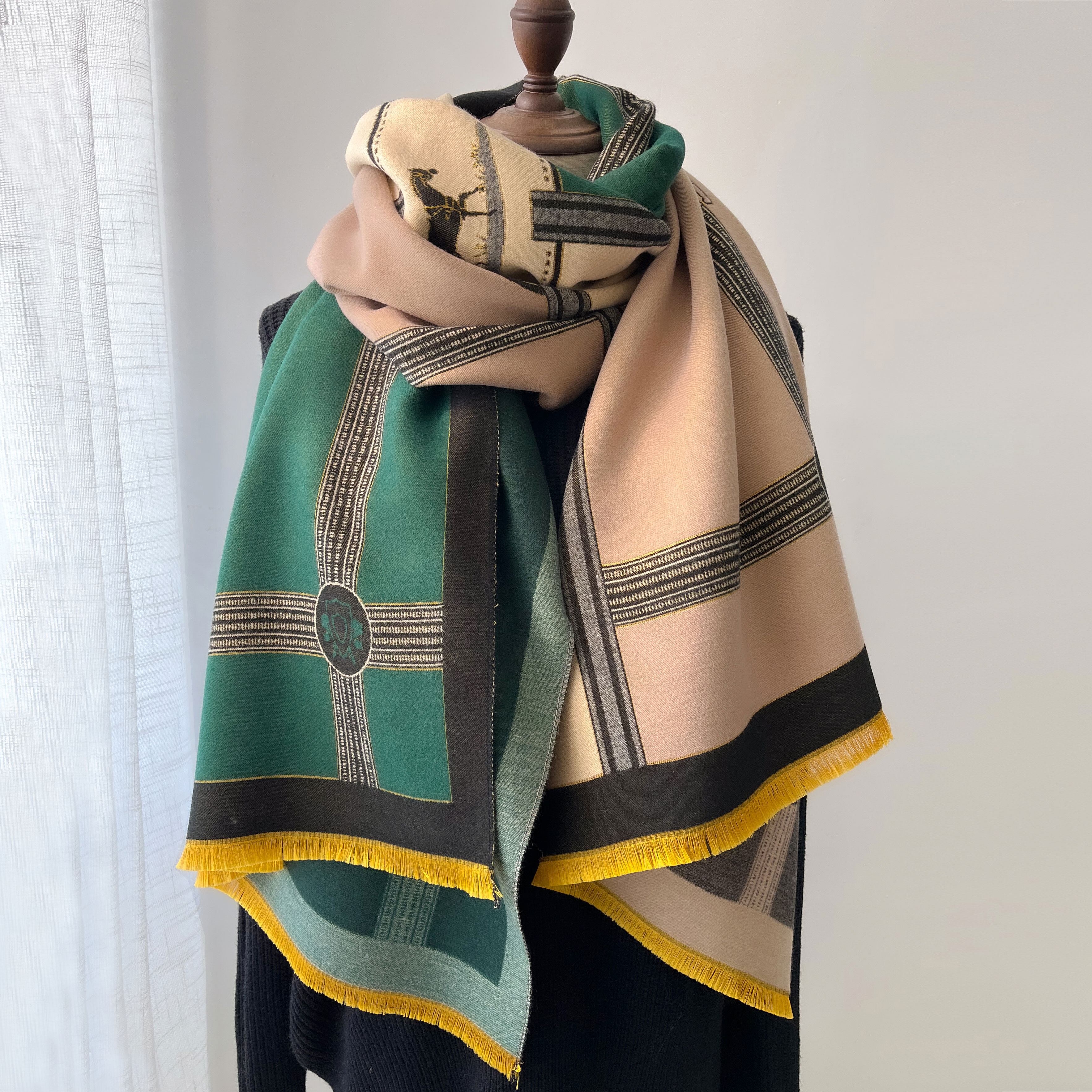 Winter Cashmere Scarf Women Lu - Cashmere Throw Blanket reseña y precio