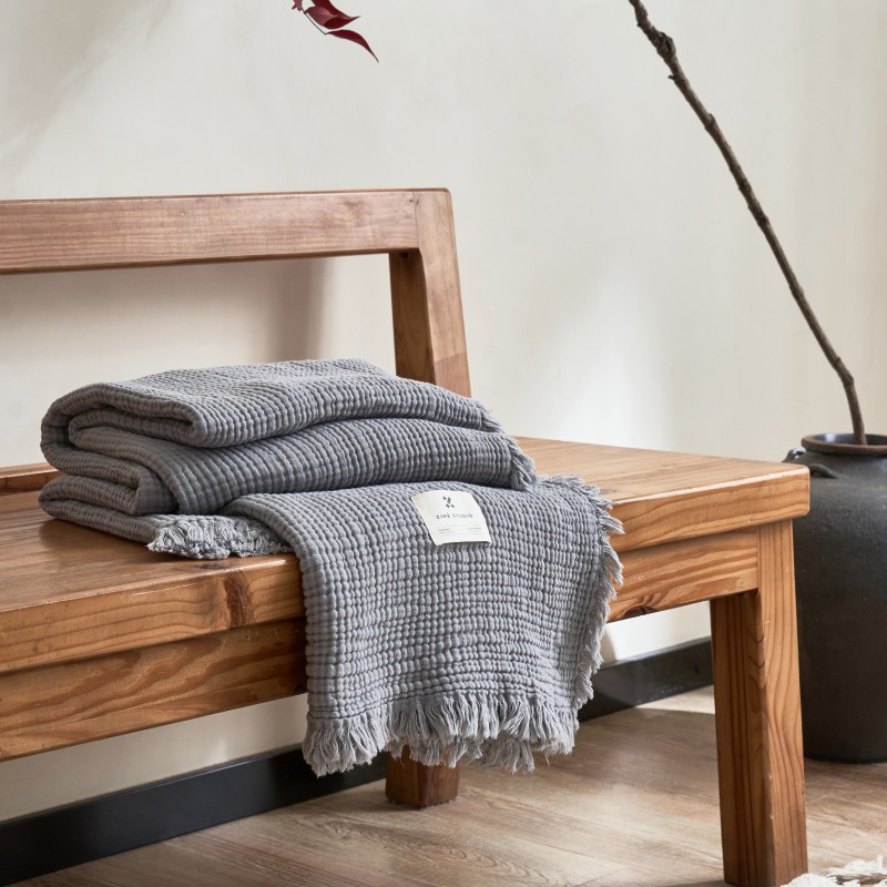 Vintage Bohemian Fringe Blanke - Cashmere Throw Blanket reseña y precio