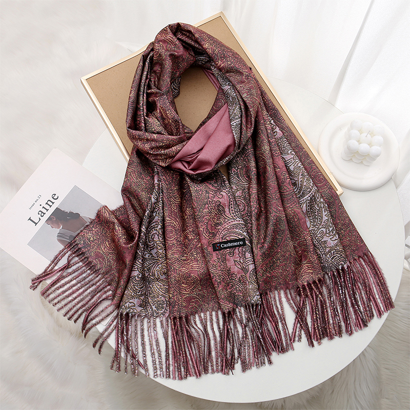 Luxury Paisley Pashmina Shawl  - Cashmere Throw Blanket reseña y precio