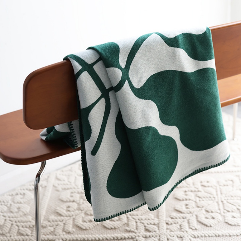 Jacquard Faux Cashmere Blanket - Cashmere Throw Blanket reseña y precio