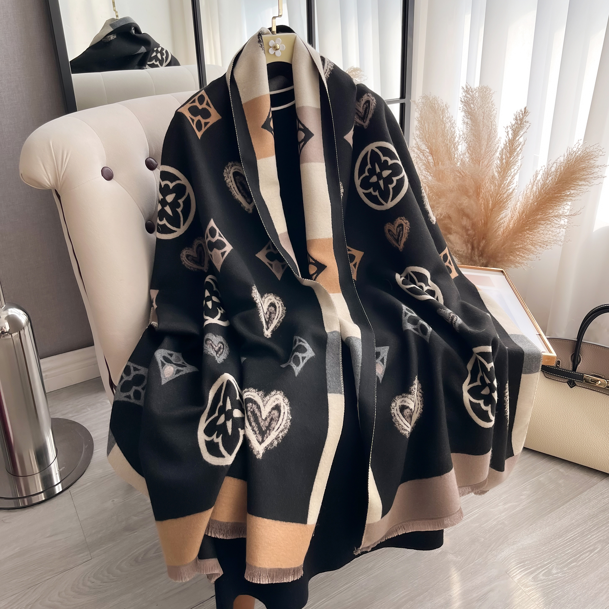 Luxury Cashmere Love Scarf Win - Cashmere Throw Blanket reseña y precio