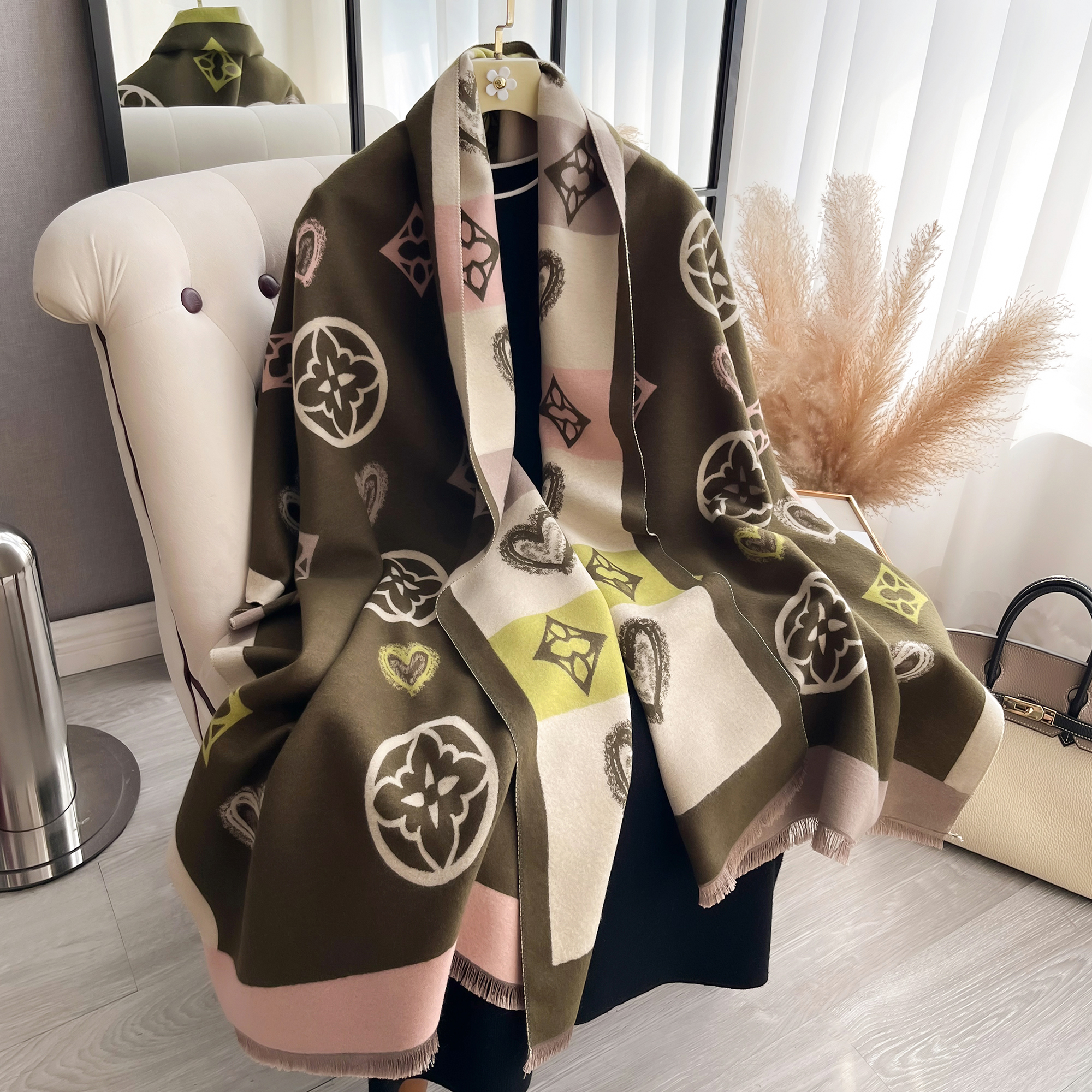 Luxury Cashmere Love Scarf Win - Cashmere Throw Blanket reseña y precio