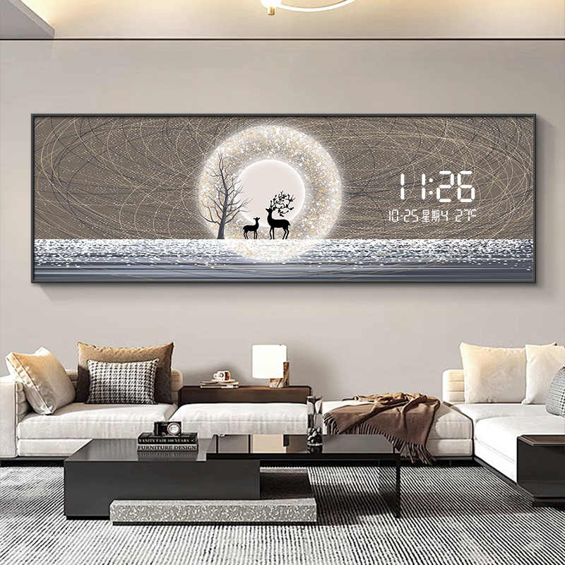 Light Luxury Elk Living Room D - Luxury Lifestyle Background reseña y precio