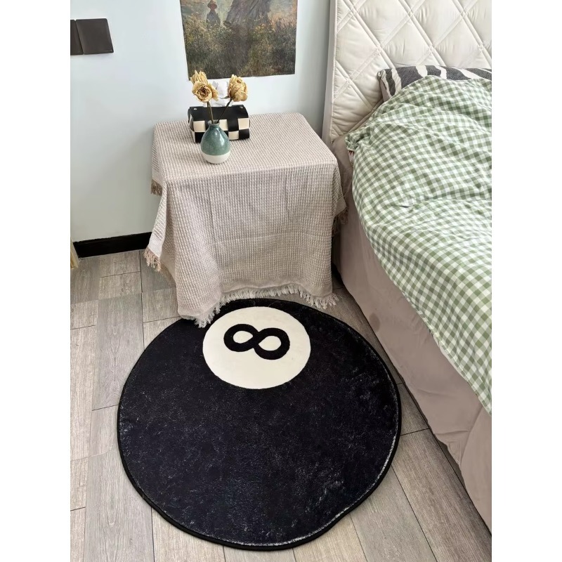 1PC Simple Black No. 8 Imitati - Cashmere Throw Blanket reseña y precio