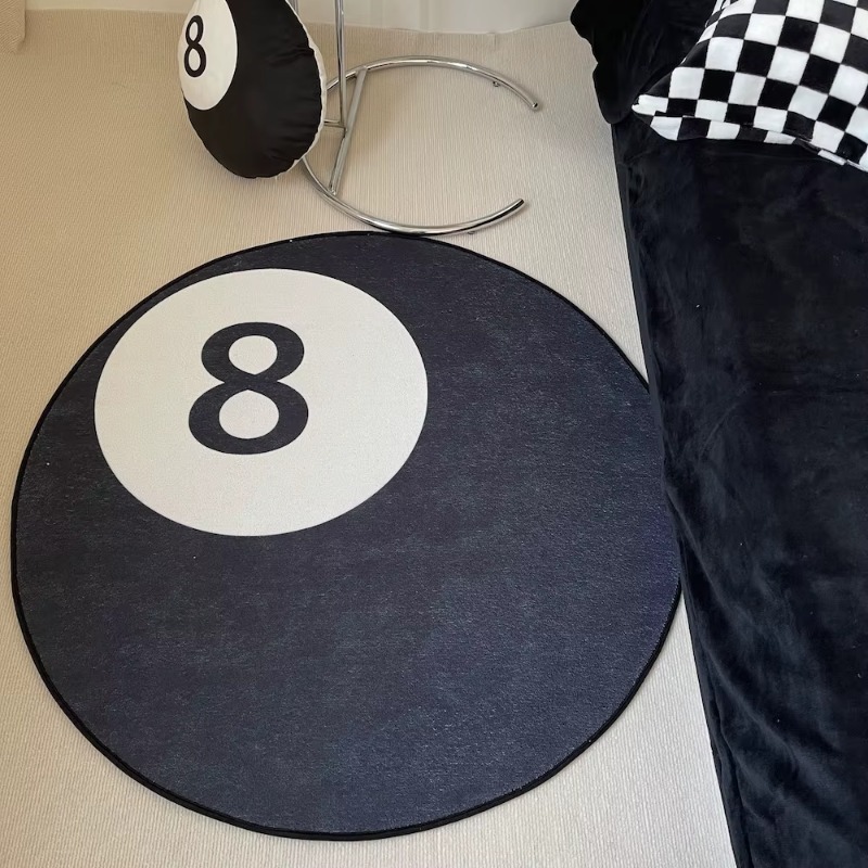 1PC Simple Black No. 8 Imitati - Cashmere Throw Blanket reseña y precio