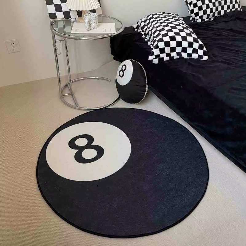 1PC Simple Black No. 8 Imitati - Cashmere Throw Blanket reseña y precio