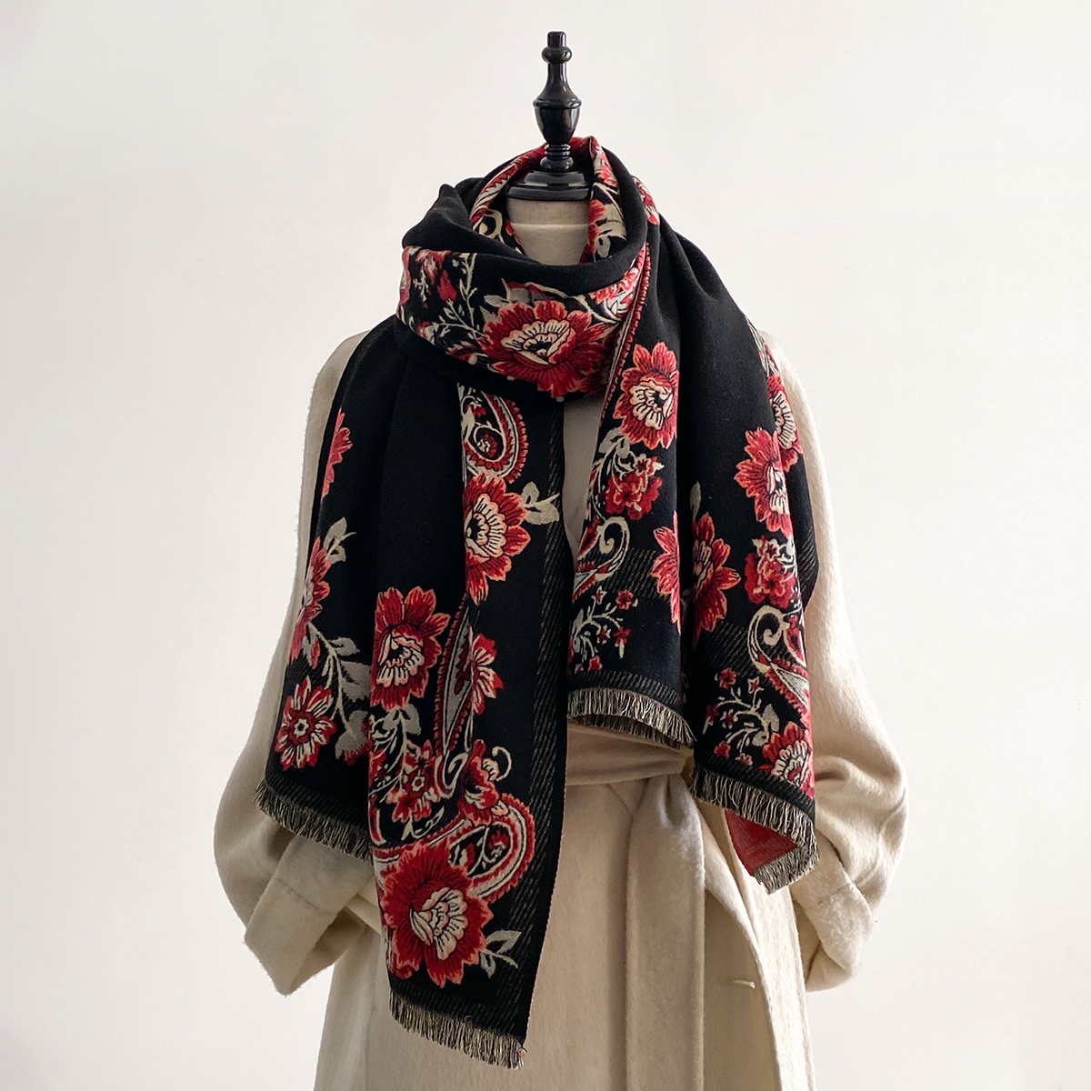 2025 Winter Luxury Imitation C - Cashmere Throw Blanket reseña y precio