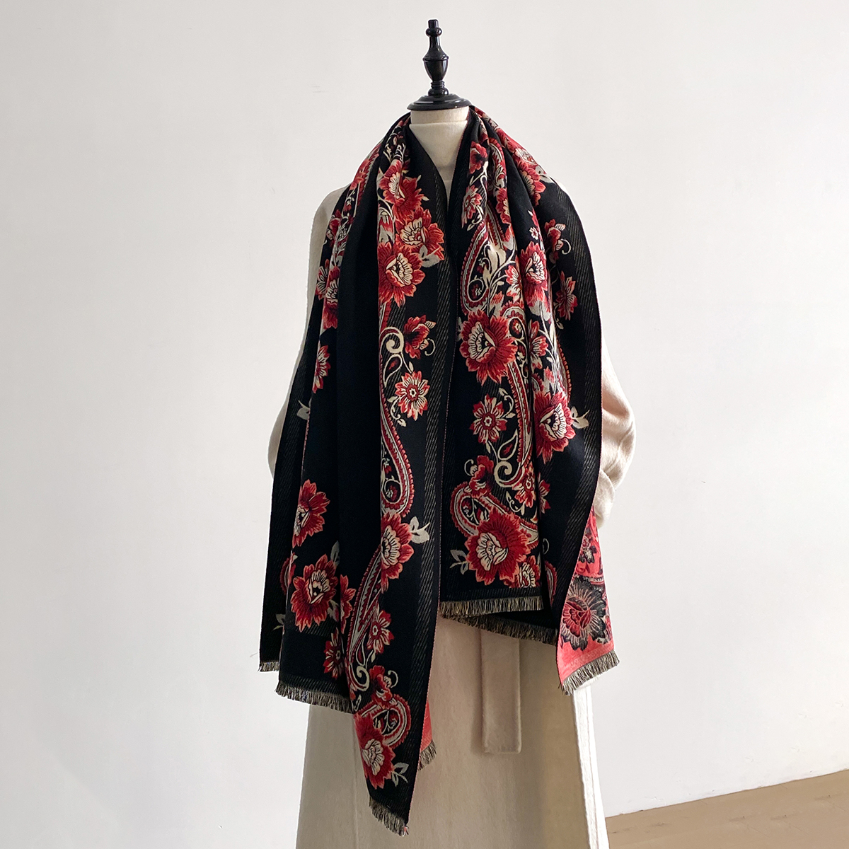 2025 Winter Luxury Imitation C - Cashmere Throw Blanket reseña y precio